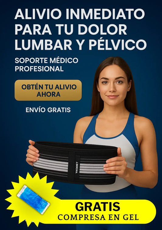 Deja de sufrir al caminar, trabajar o dormir, estabiliza tu pelvis y vive sin dolor.